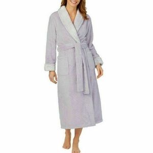 Carole Hochman Textured Plush Wrap Robe